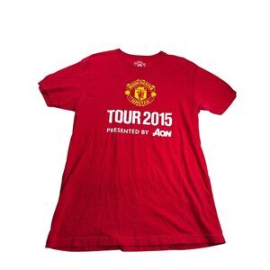 Manchester United Tour 2015 Mens T-Shirt Size Large Cotton